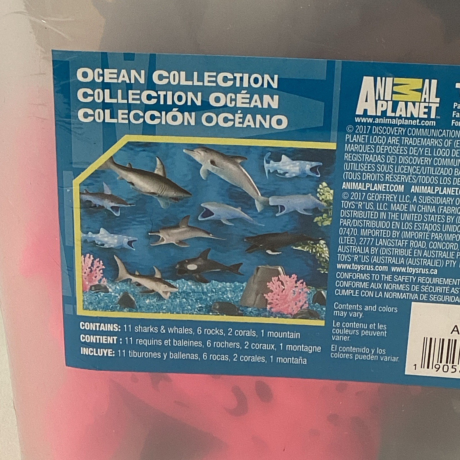 Animal Planet Ocean Collection Take N Play Bucket Sharks Whales 2017 Discovery