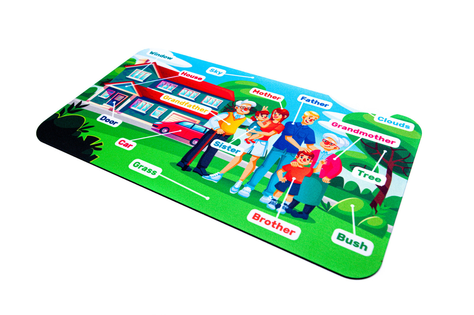 Mouse Pad – educational mats for learning 30×17 cm