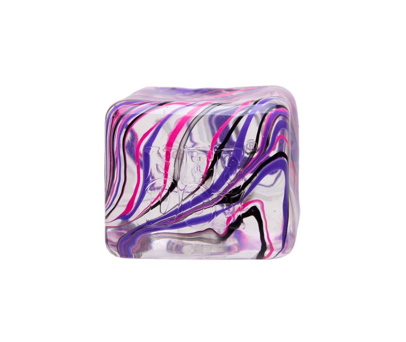 100% Authentic Schylling NeeDoh Nice Berg Swirl – Black/Pink/Purple 1pc