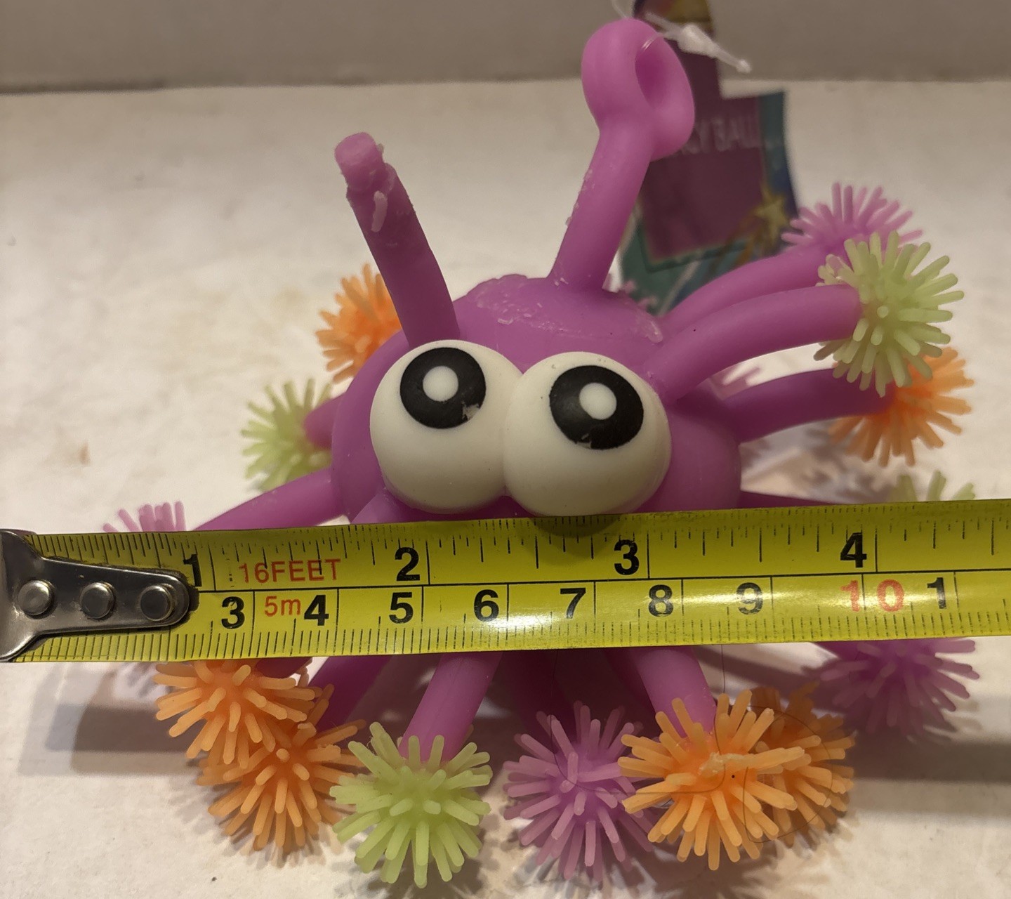 Multi Color Bouncy Stress Creature—Missing One Ending—Fun For Flinging!—24H SHIP