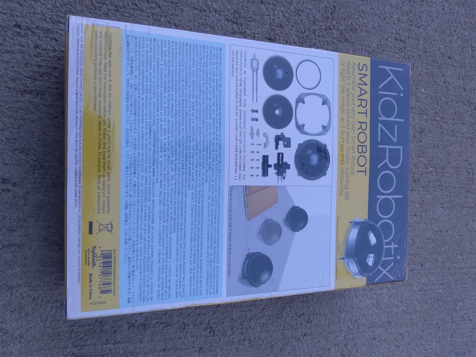 KidzRobotix Smart Robot Kit Steam 4m NEW Ages 8+
