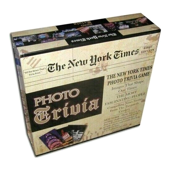New THE NEW YORK TIMES Photo Trivia Game First Edition