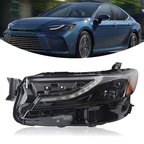 25-26 Toyota Camry XLE XSE LED Headlight Left Driver Black 81150AQ030 Dual Lens