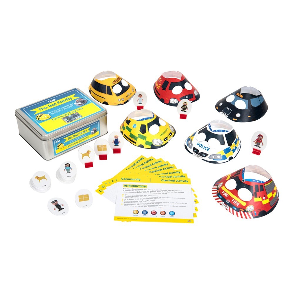 Community Activity Tin, Educational STEM Coding Robot Kit for Bee-Bot & Blue-Bot