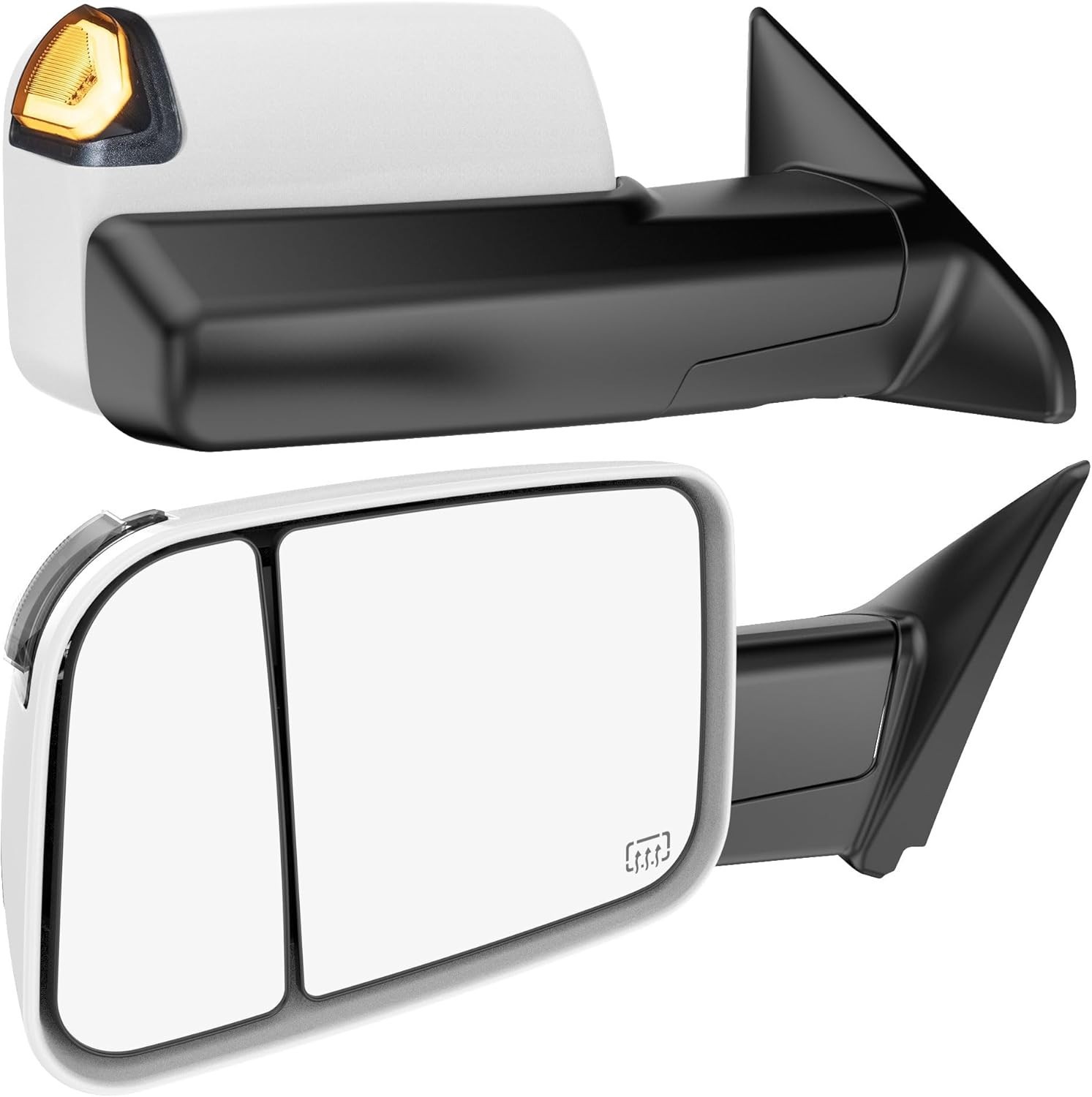 Switchback Signal Tow Mirrors Compatible with Dodge Ram 1500(2009-2018) 2500 …