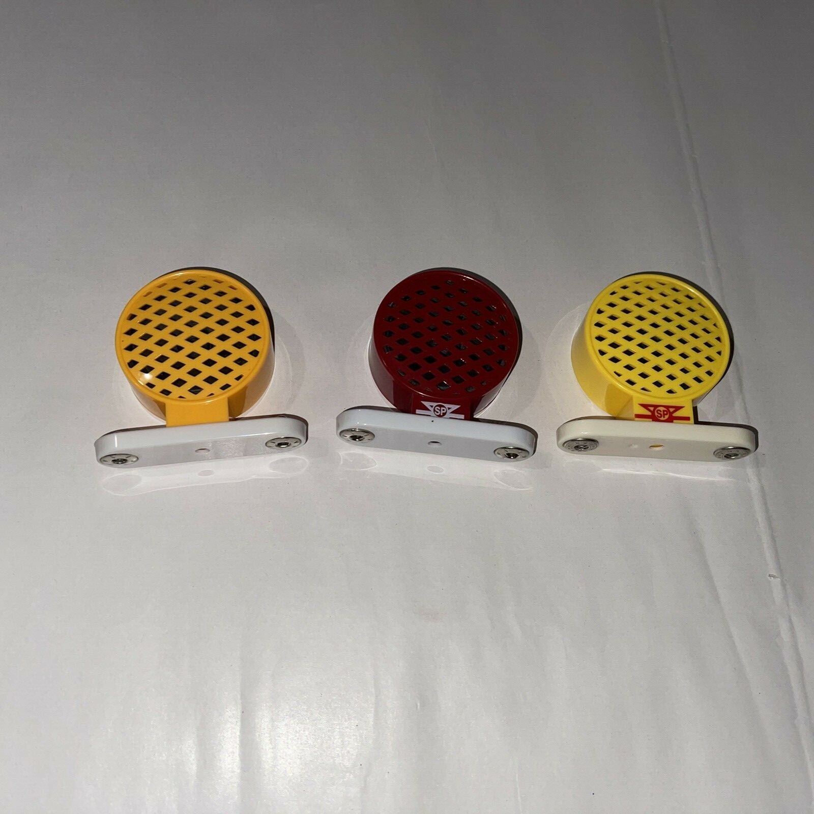 Lot Of 3 Elenco Snap Circuits Replacement Part SP SP2 Speaker Yellow Red Orange