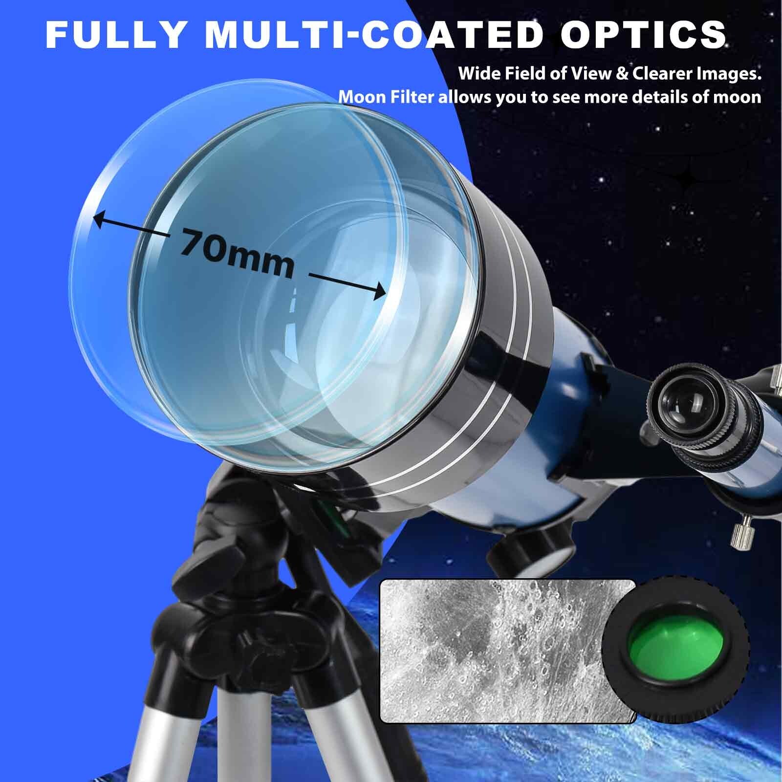 Professional Astronomical Telescope with High Tripod Lunar Mirror HD Viewing