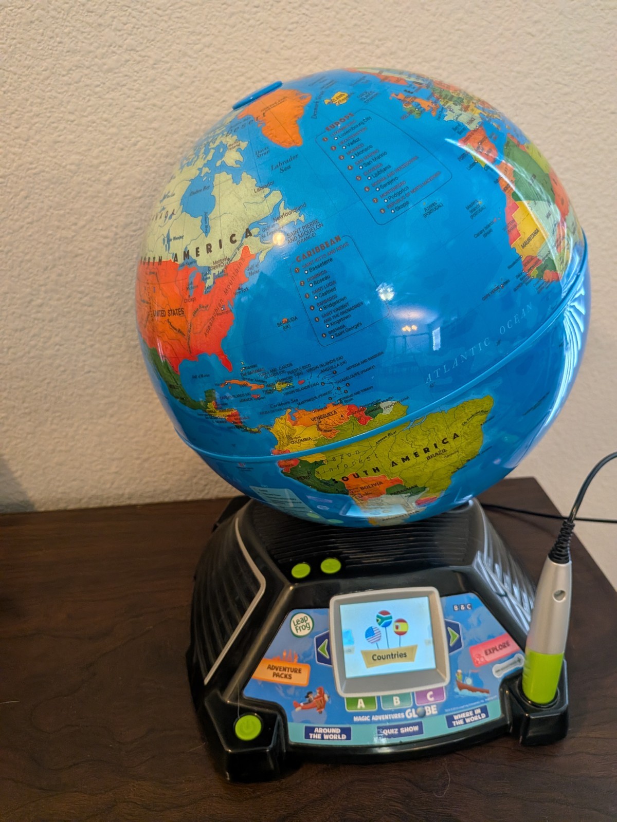 LeapFrog Magic Adventures Globe with Stylus & BBC Content