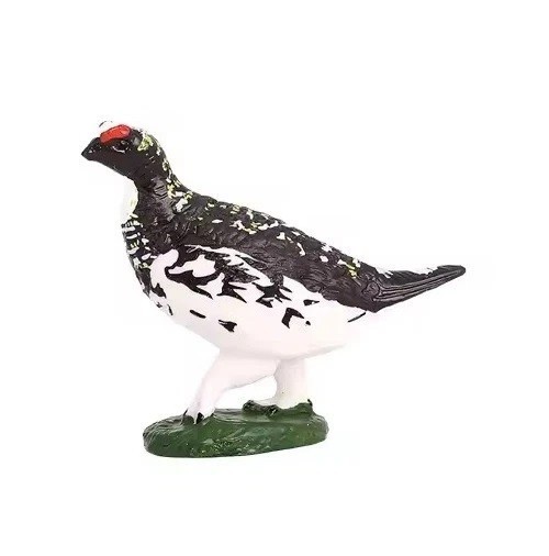 Rock Ptarmigan Bird Animal Figure Toy PVC Doll Small Figurine Birthday Gifts
