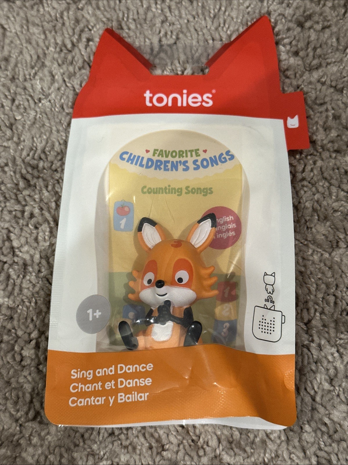 Tonies Fox Character Favorite Children’s Songs – Counting Songs Ages 3+ Sealed