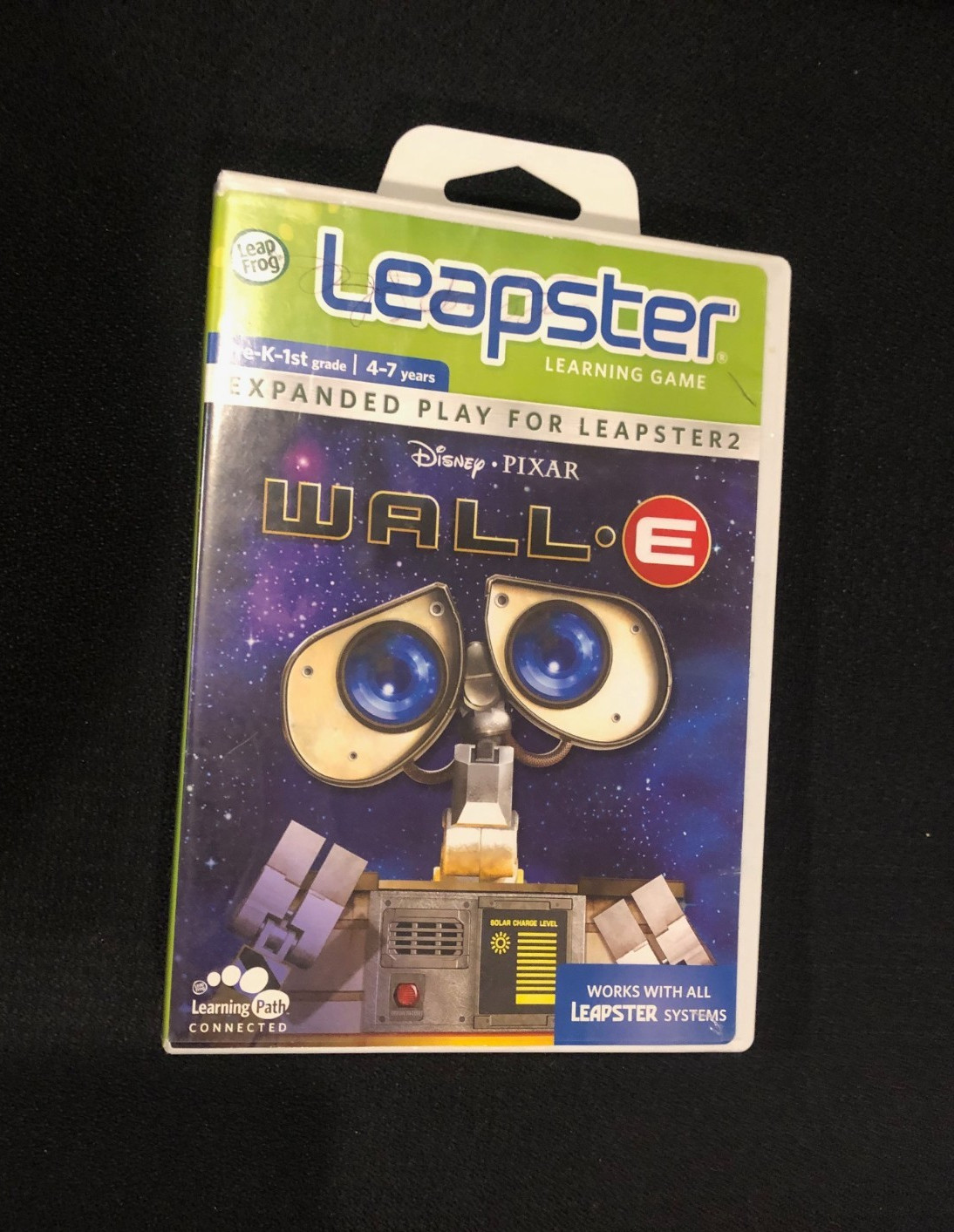 Disney Pixar Wall-E LeapFrog Leapster 1 & 2 Learning Game 4-7 Years Complete
