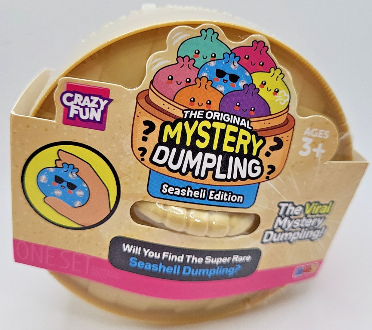 RMS Original Mystery Dumpling Seashell Edition Crazy Fun Viral Squeezy 4 inch
