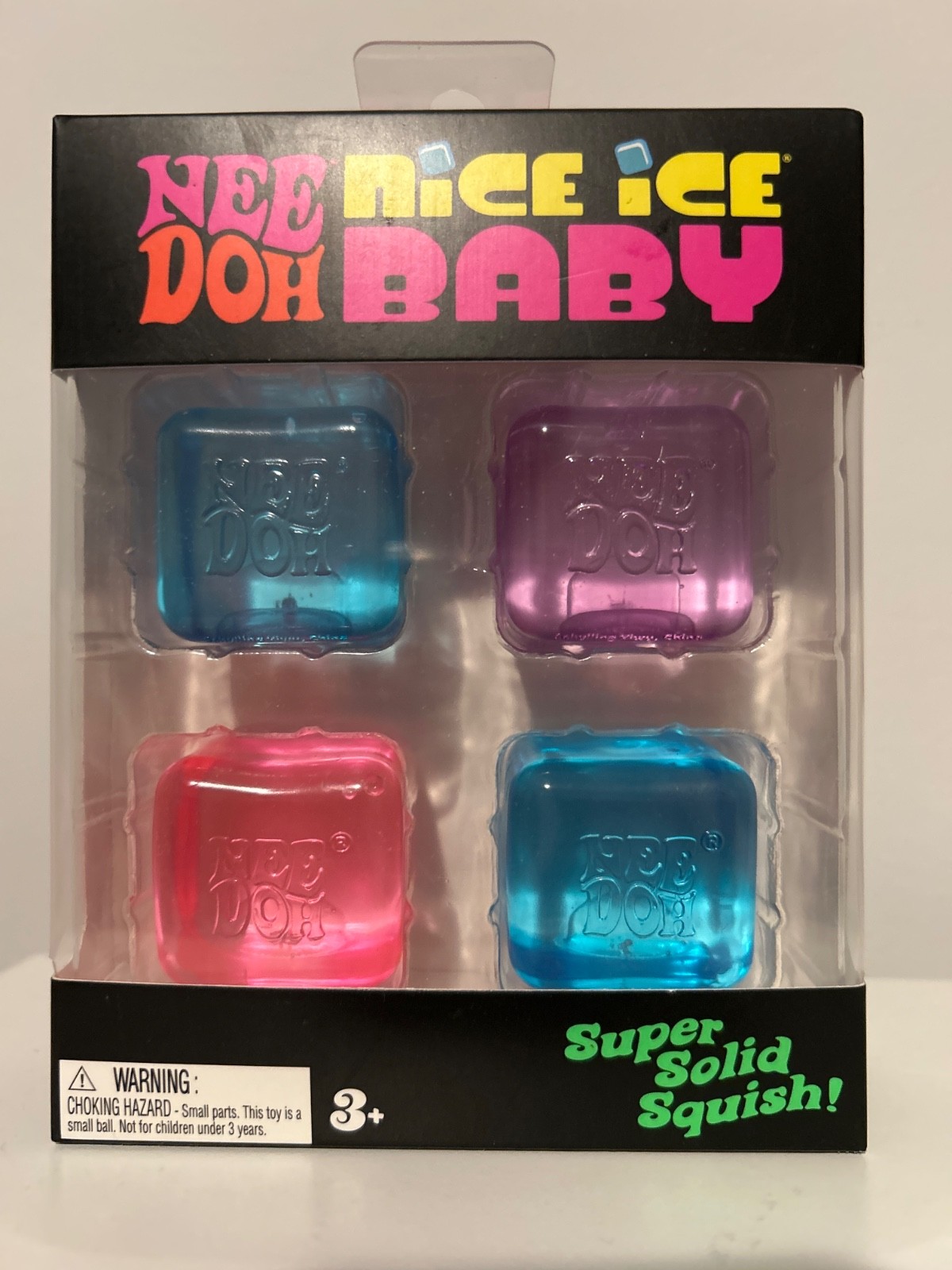 BRAND NEW ~ 4 Pack SEALED Needoh Nice Ice Baby Bundle (Mini Nice Cubes) IN HAND